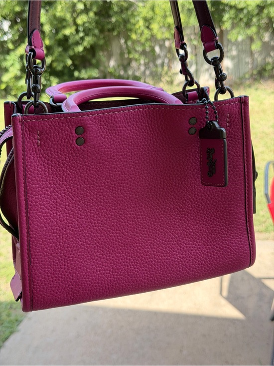 Coach Handbags - Coach Rogue 25 Fuchsia